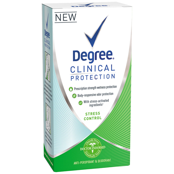 slide 8 of 9, Degree Clinical Protection Antiperspirant Deodorant Stress Control, 1.7 oz, 1.7 oz