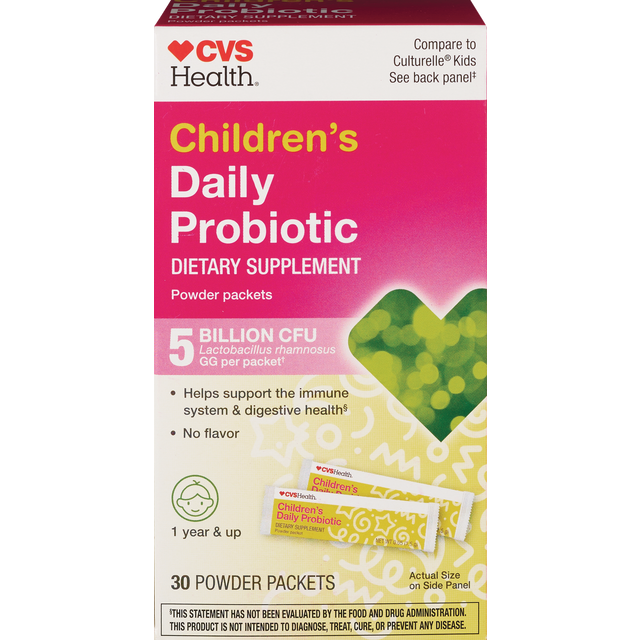 slide 1 of 1, CVS Health Kids Daily Probiotic Packets, 30 ct