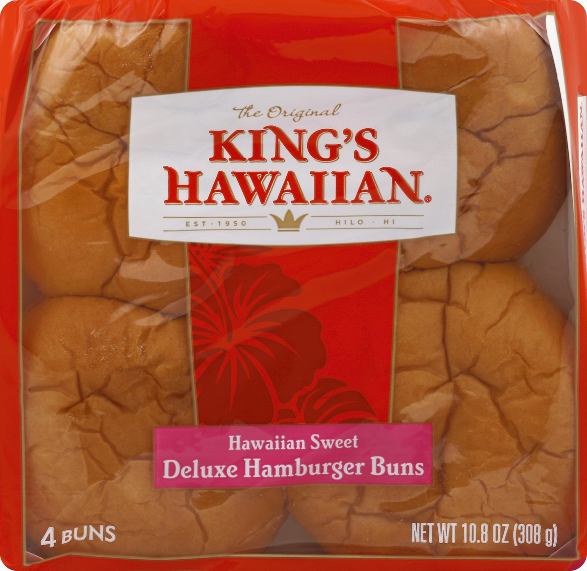 slide 4 of 5, King's Hawaiian Hawaiian Sweet Sandwich Rolls, 4 ct