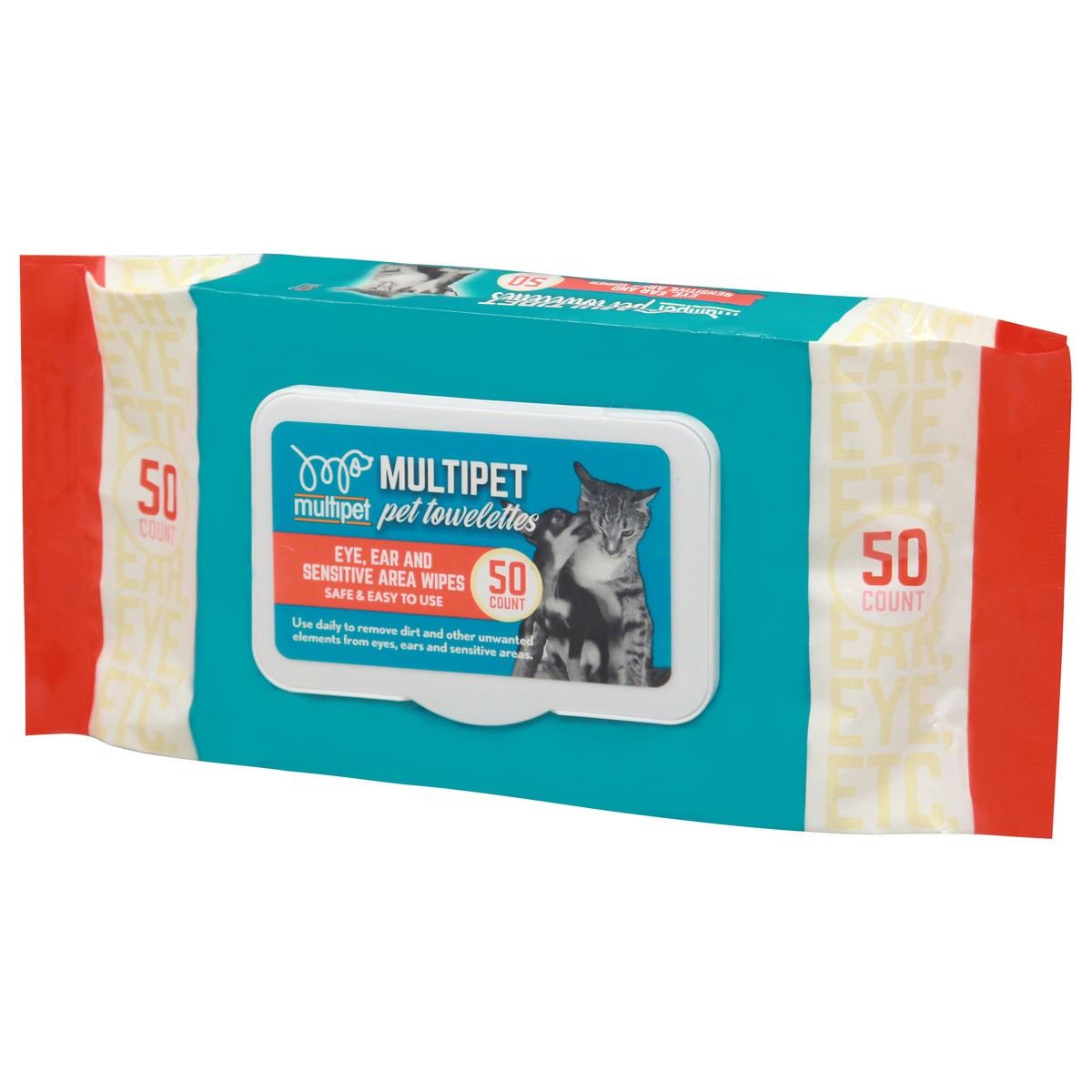 slide 5 of 9, MultiPet Pet Towelettes 50 ea Bag, 1 ct