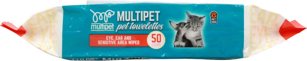 slide 7 of 9, MultiPet Pet Towelettes 50 ea Bag, 1 ct