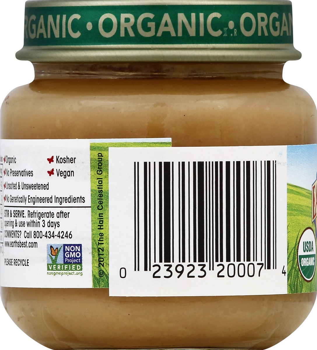 slide 3 of 6, Earth's Best Organic First Bananas Baby Food, 2.5 oz