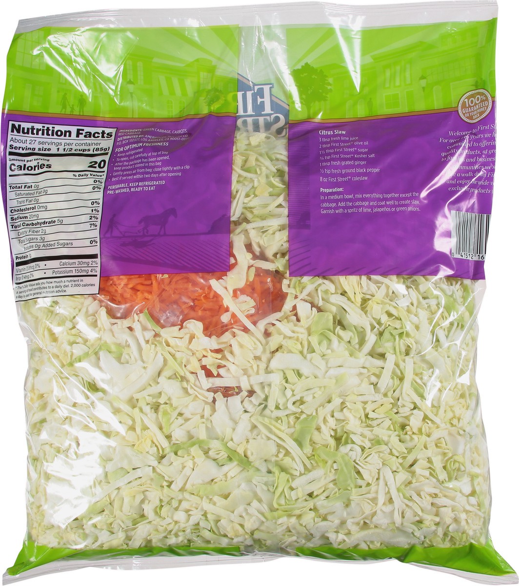slide 9 of 14, First Street Fs/Sh Coleslaw, 5 lb