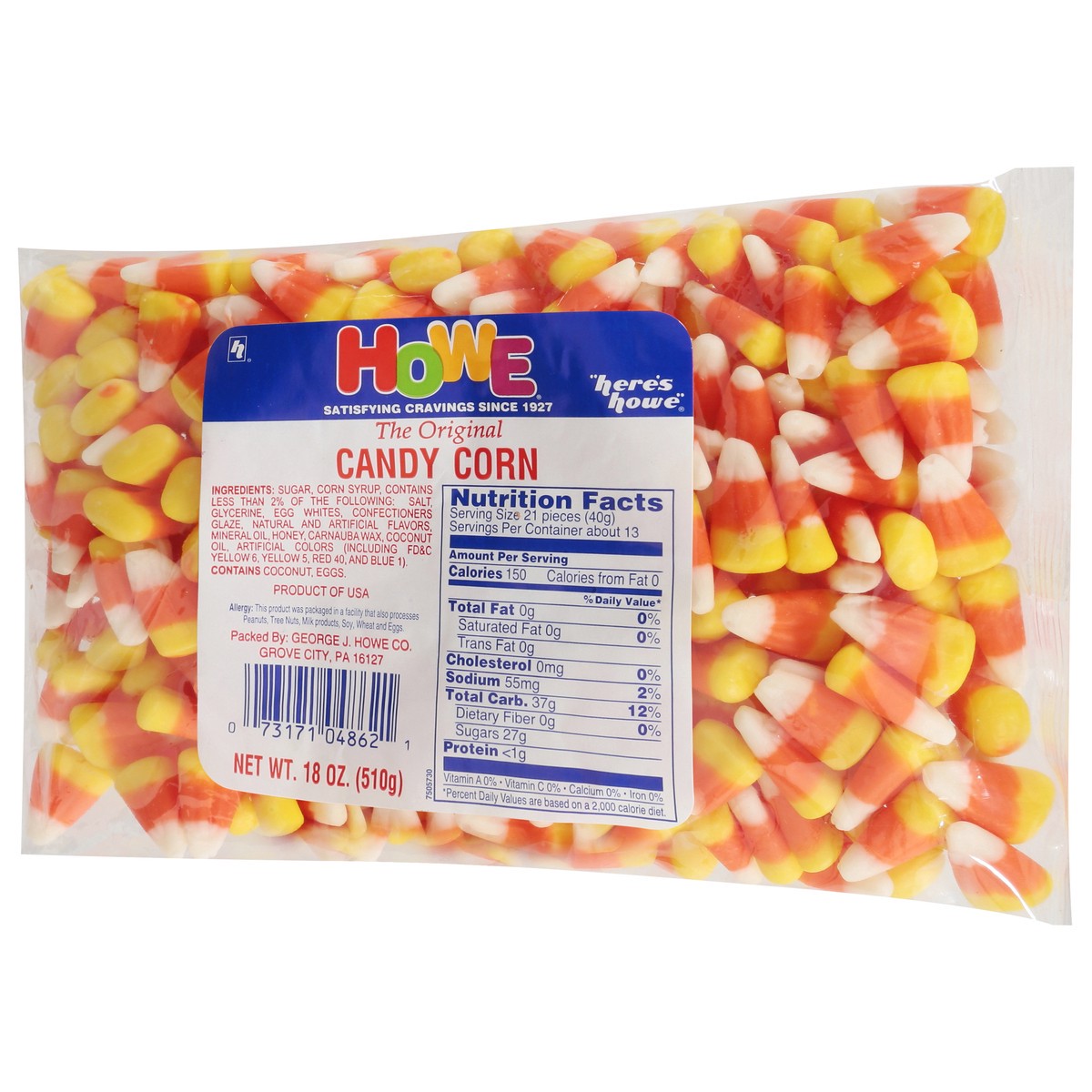 slide 4 of 9, Howe Candy Corn 18 oz, 18 oz