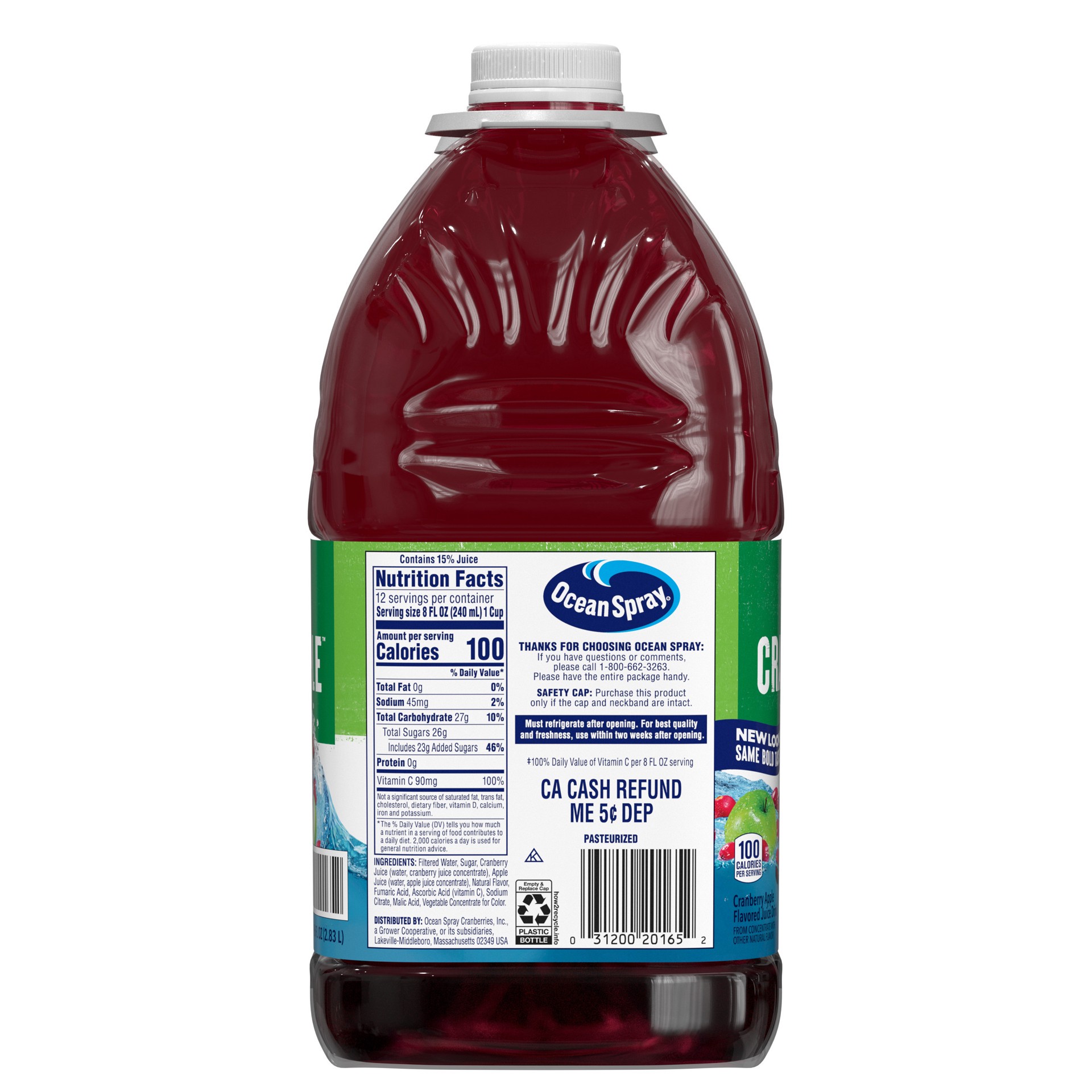 slide 2 of 6, Ocean Spray Os Cran-Apple - 96 fl oz, 96 fl oz