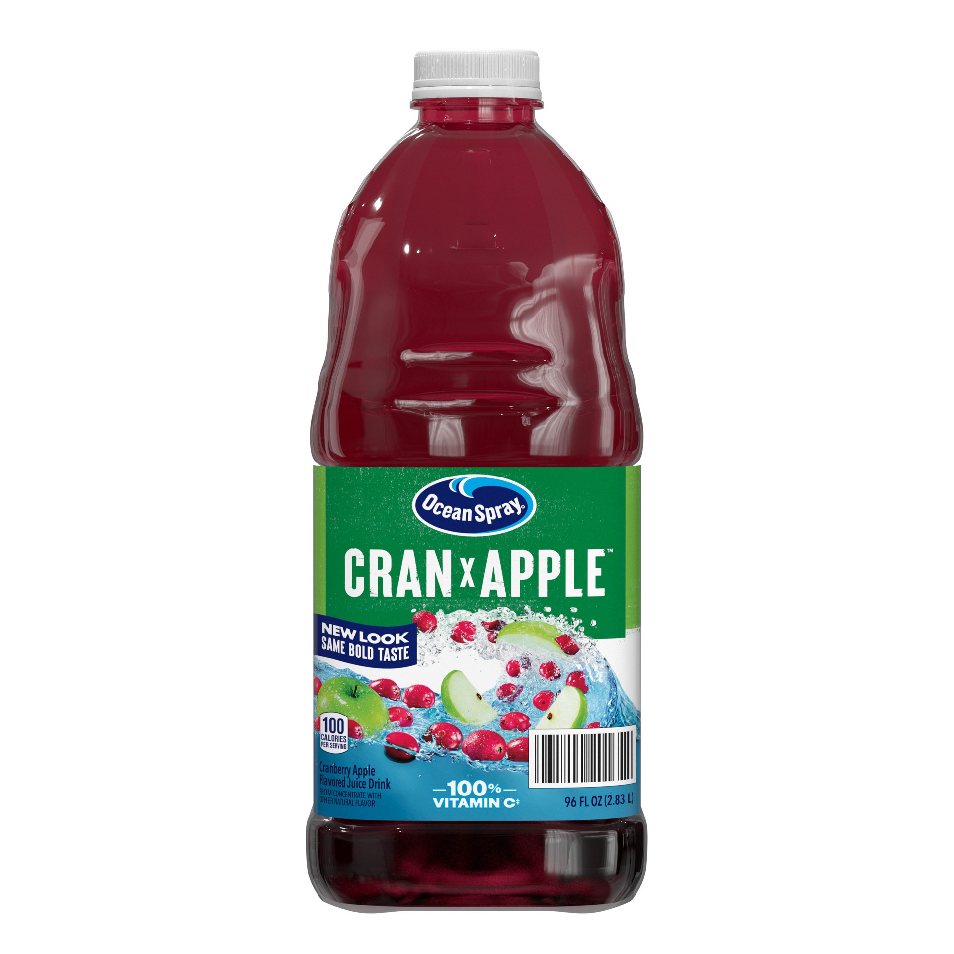 slide 1 of 6, Ocean Spray Os Cran-Apple - 96 fl oz, 96 fl oz