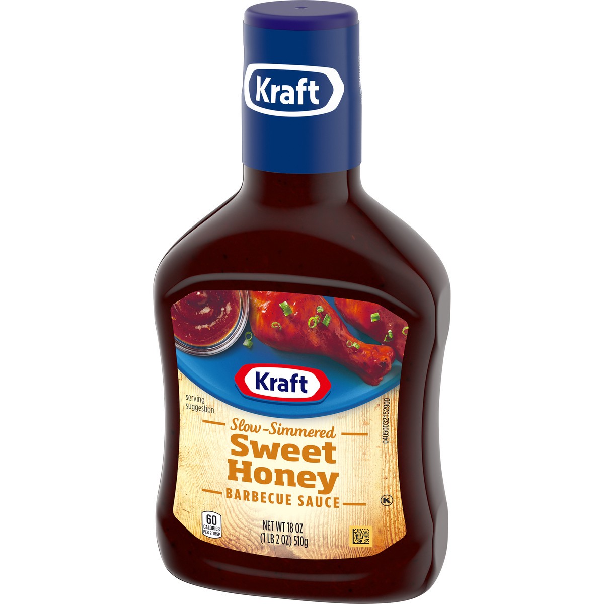 slide 3 of 9, Kraft Sweet Honey Slow-Simmered Barbecue BBQ Sauce, 18 oz Bottle, 18 oz