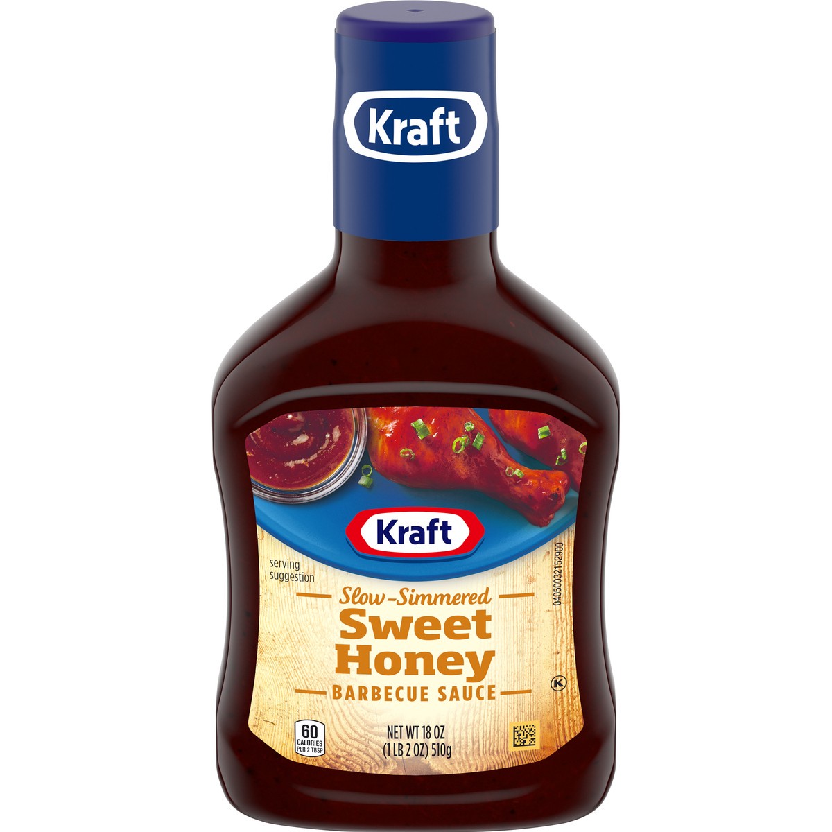 slide 1 of 9, Kraft Sweet Honey Slow-Simmered Barbecue BBQ Sauce, 18 oz Bottle, 18 oz