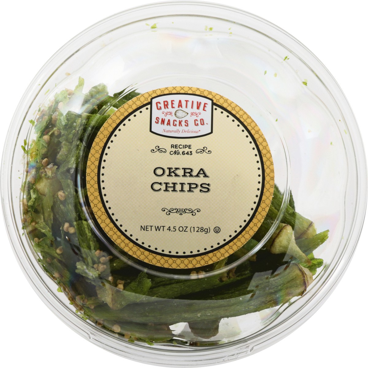 slide 1 of 13, Creative Snacks Okra Chips 4.5 oz, 4.5 oz