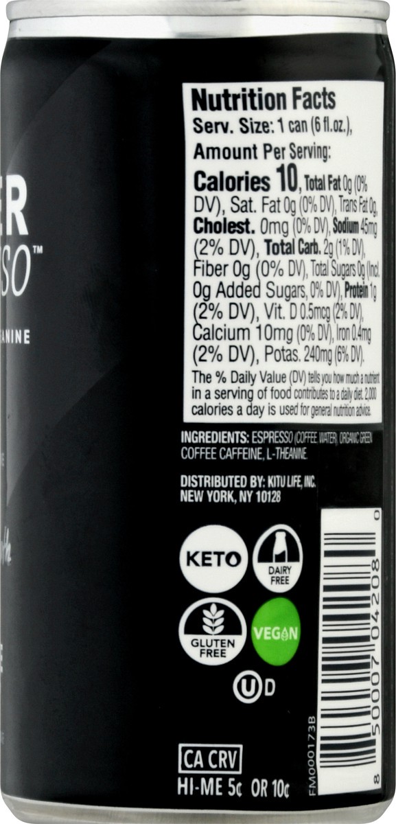 slide 11 of 12, KITU Super Coffee Espresso Triple Shot, 6 oz