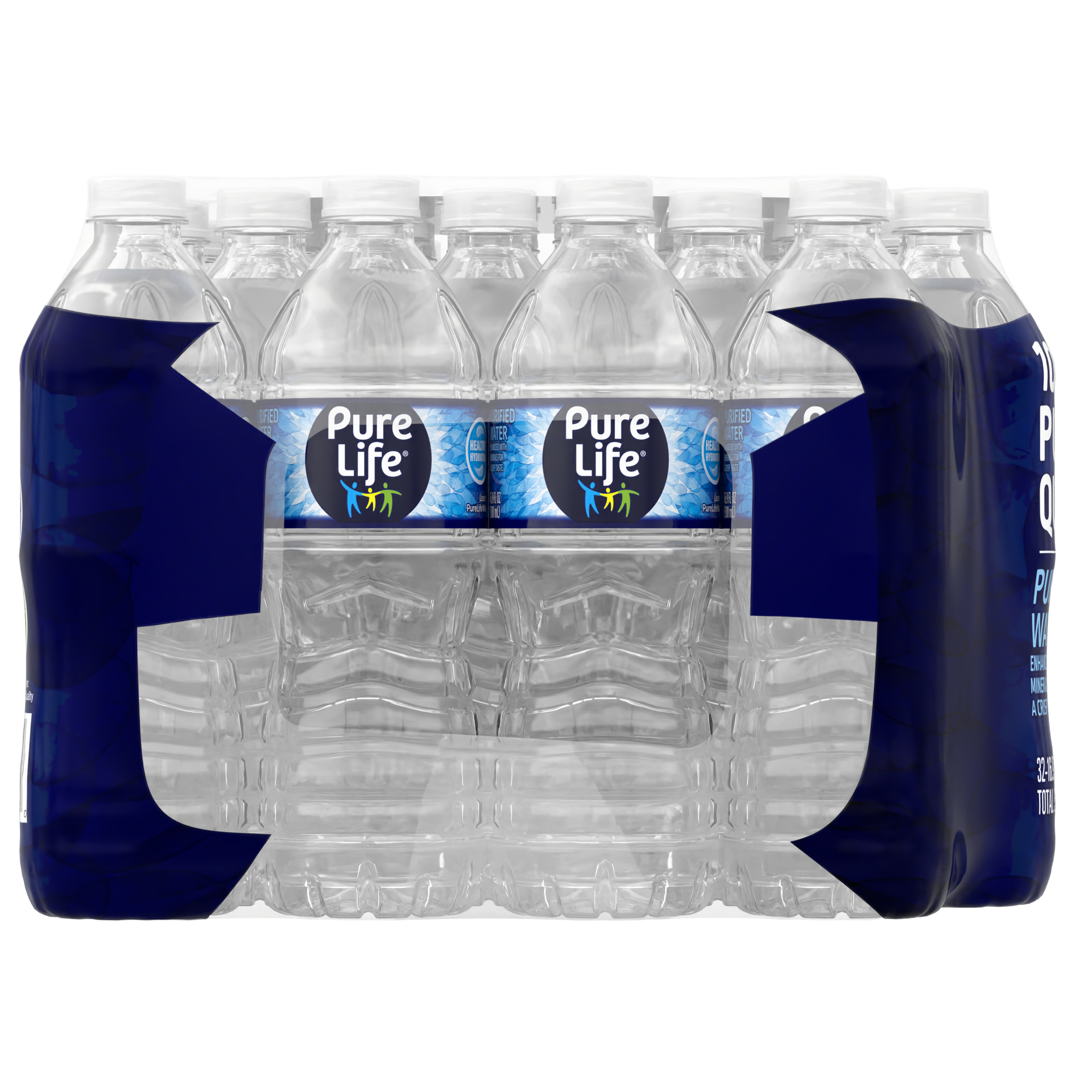 slide 5 of 5, Pure Life Purified Water, 16.9 Fl Oz, Plastic Bottled Water (32 Pack), 32 ct; 16.9 fl oz