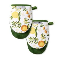 Town & Country Printed Mini Mitt - Spring Citrus