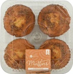 SE Grocers Cinnamon Muffins 4 Pack