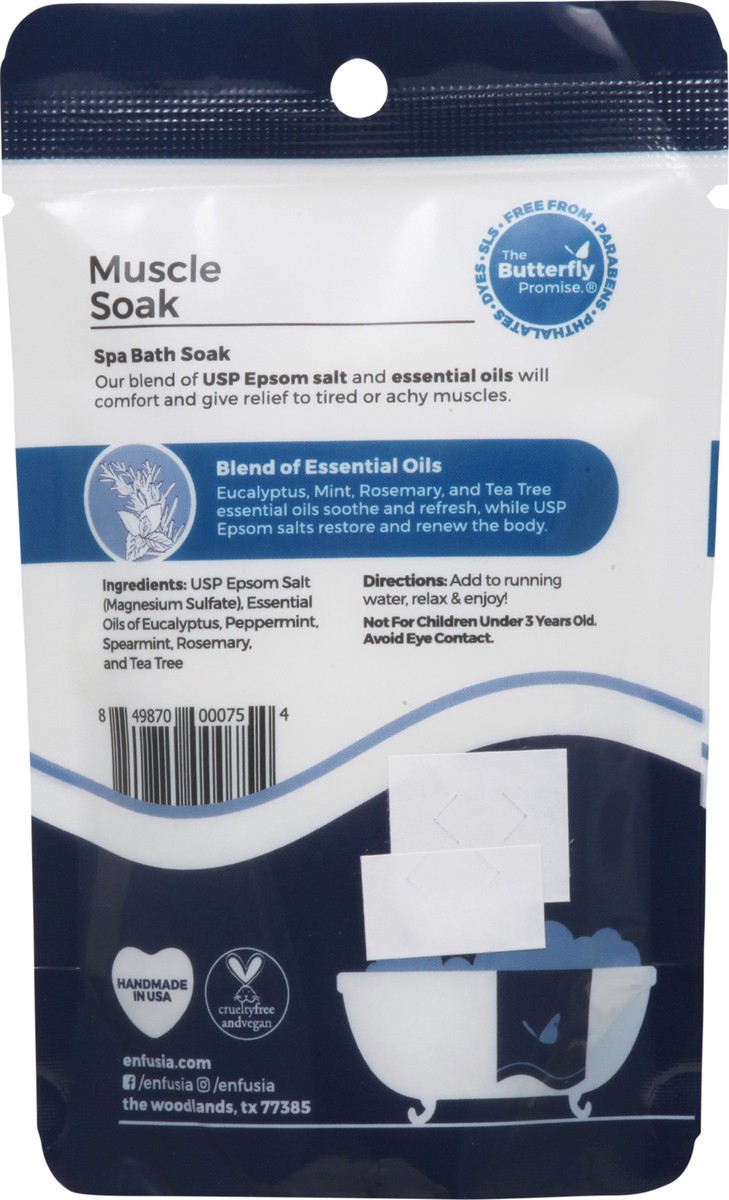 slide 5 of 9, Enfusia Muscle Spa Soak, 2.5 oz