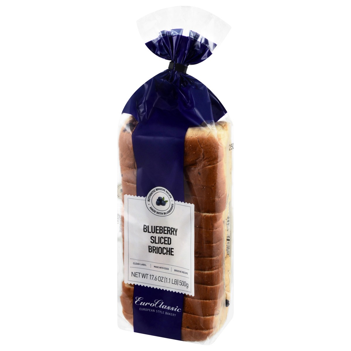 slide 3 of 4, Blueberry Brioche Loaf Sliced - 17.6 OZ, 17.6 oz