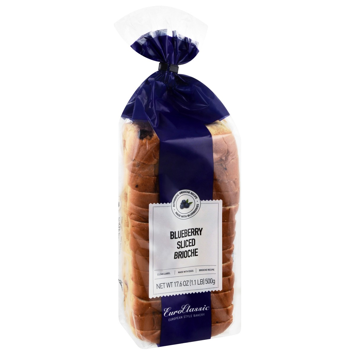 slide 4 of 4, Blueberry Brioche Loaf Sliced - 17.6 OZ, 17.6 oz