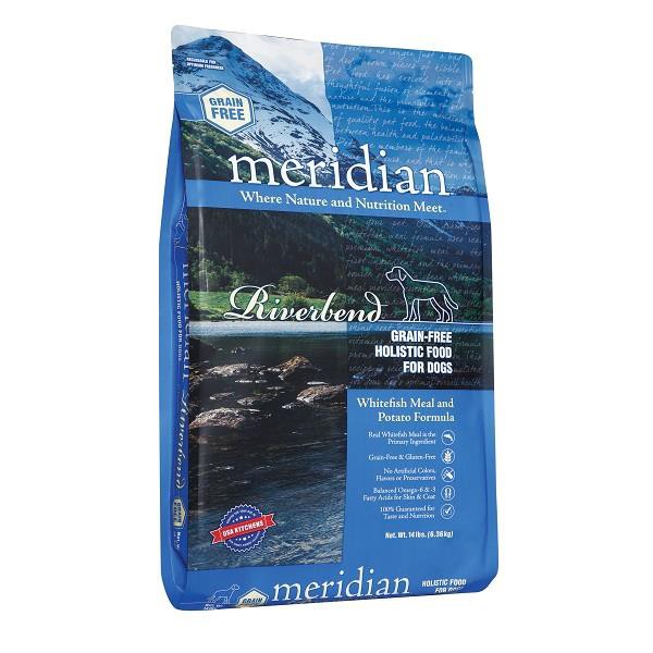 slide 1 of 1, Meridian Hive Whitefish Dog Food, 14 lb