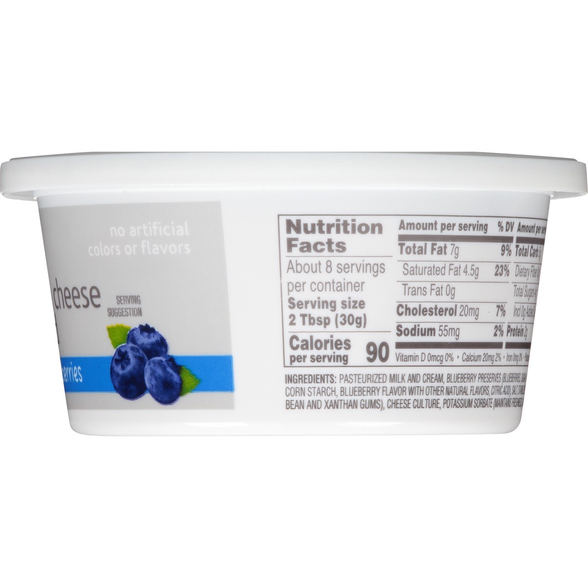 slide 8 of 12, Food Club Cream Cheese Spread With Blueberries, 8 oz