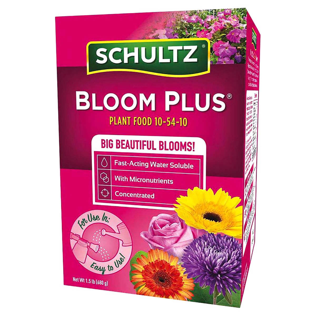 slide 1 of 1, Schultz Bloom Plus Fast Acting Water Soluble Fertilizer, 1.5 lb