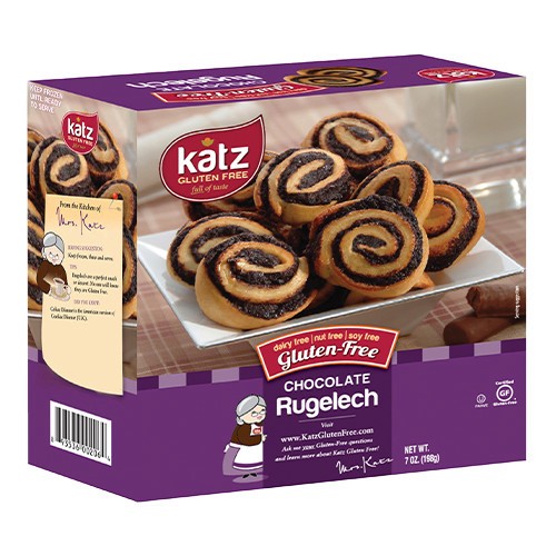 slide 1 of 4, Katz Gluten Free Gluten Free Chocolate Rugelech, 7 oz