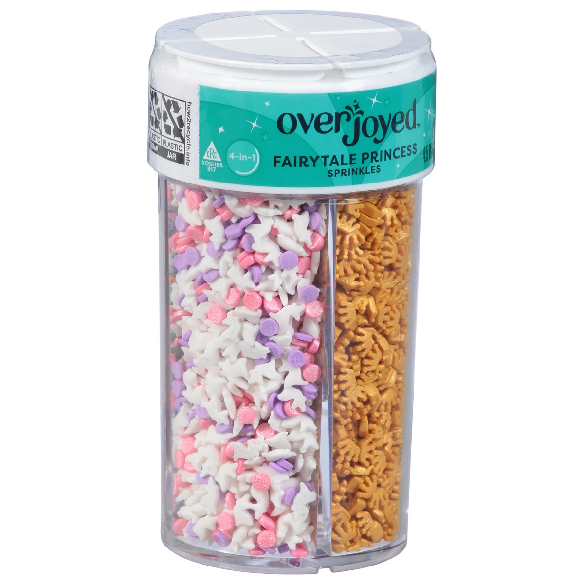 slide 3 of 4, Overjoyed 4-In-1 Fairytale Princess Sprinkles - 4.5 Oz, 4.5 oz