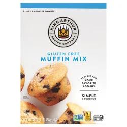 King Arthur Gluten Free Muffin Mix 16 oz
