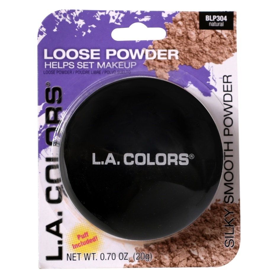 slide 1 of 1, LA Colors L.A. Colors Loose Powder In Natural, 0.7 oz