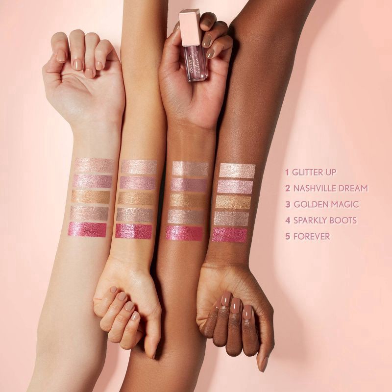 slide 4 of 10, COVERGIRL Exhibitionist by Kelsea Ballerini Liquid Glitter Eyeshadow - Nashville Dream - 0.13 fl oz, 0.13 fl oz