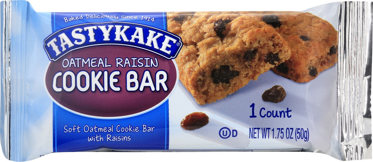 slide 7 of 8, Tastykake Cookie Bar Oatmeal Raisin - 2 Oz, 2 oz