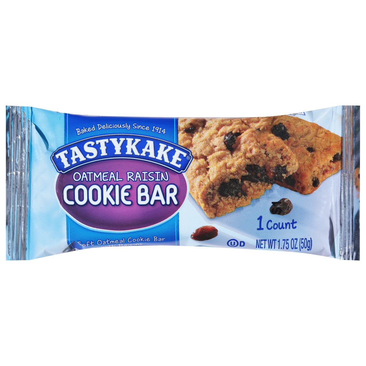 slide 1 of 8, Tastykake Oatmeal Raisin Cookie Bar 1 ea, 2 oz