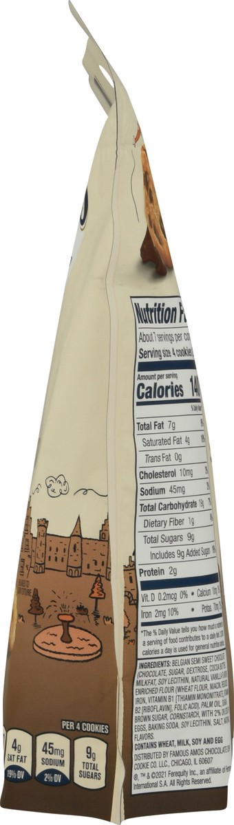 slide 12 of 13, Famous Amos Bite Size Belgian Chocolate Cookies 7 oz, 7 oz