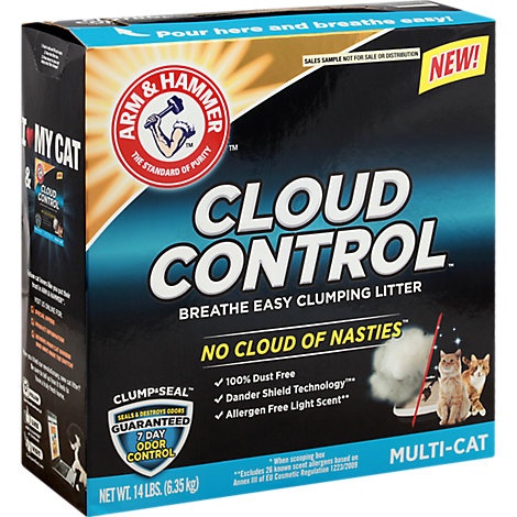 slide 1 of 1, A&H Cat Litter Cloud Control, 14 lb