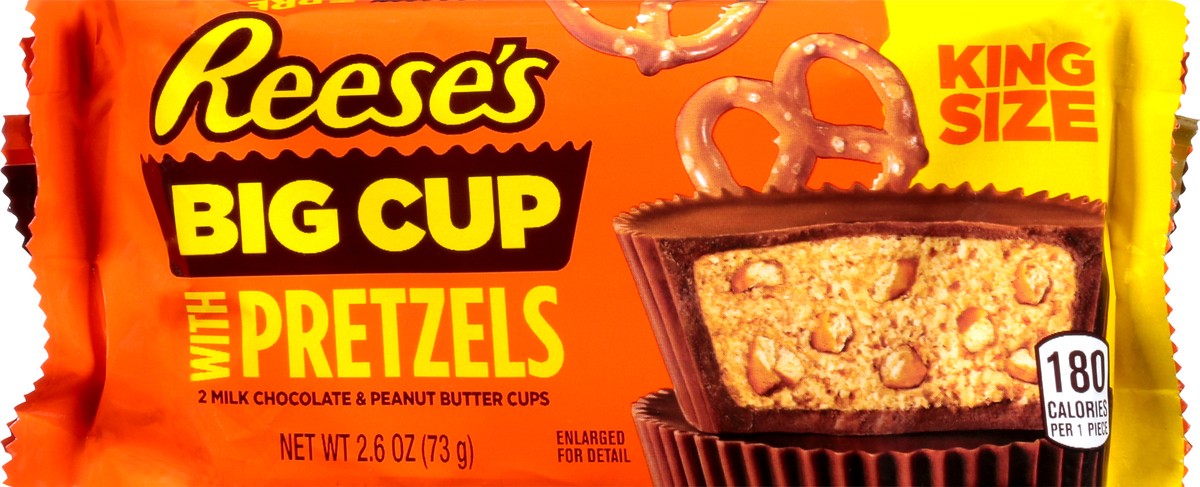 slide 10 of 11, Reese's Stuffed with Pretzels King Size Bar - 2.6oz, 2.6 oz