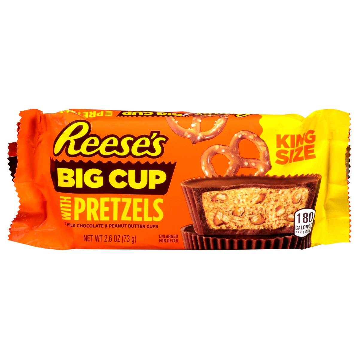 slide 9 of 11, Reese's Stuffed with Pretzels King Size Bar - 2.6oz, 2.6 oz