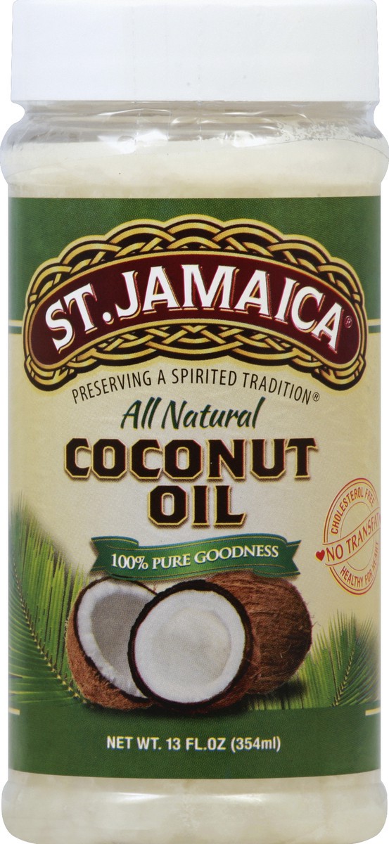 slide 5 of 6, St Jamaica Coconut Oil 13 oz, 13 oz