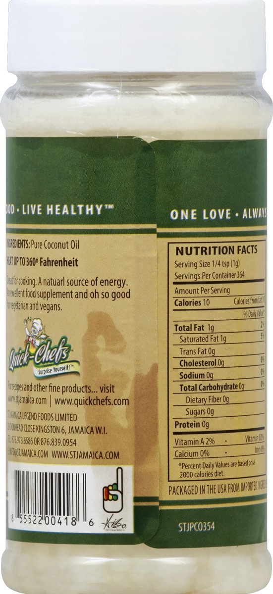 slide 4 of 6, St Jamaica Coconut Oil 13 oz, 13 oz