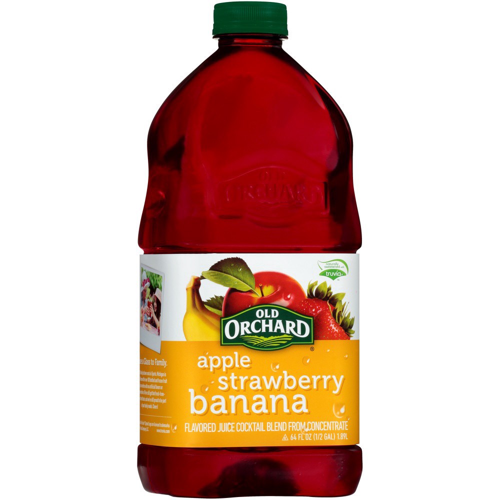 slide 14 of 15, Old Orchard Strwbrry Banana Apple Juice - 64 fl oz, 64 fl oz