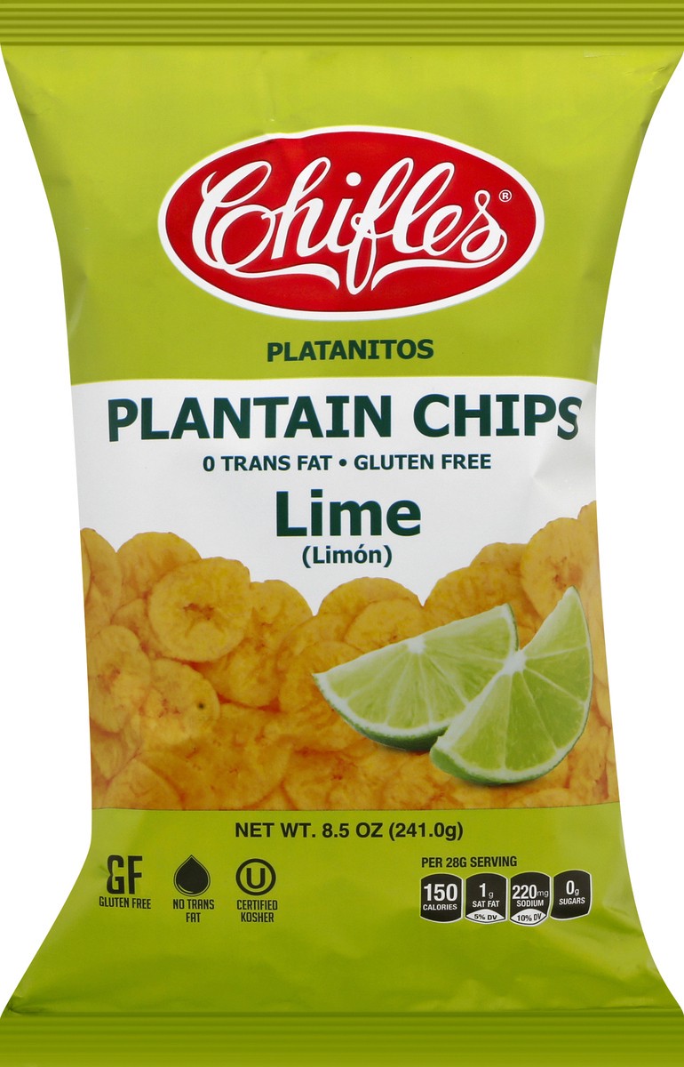 slide 7 of 9, NON BRAND Chifle's Platanitos (Plantain Chips) Lime Flavor, 8.5 oz