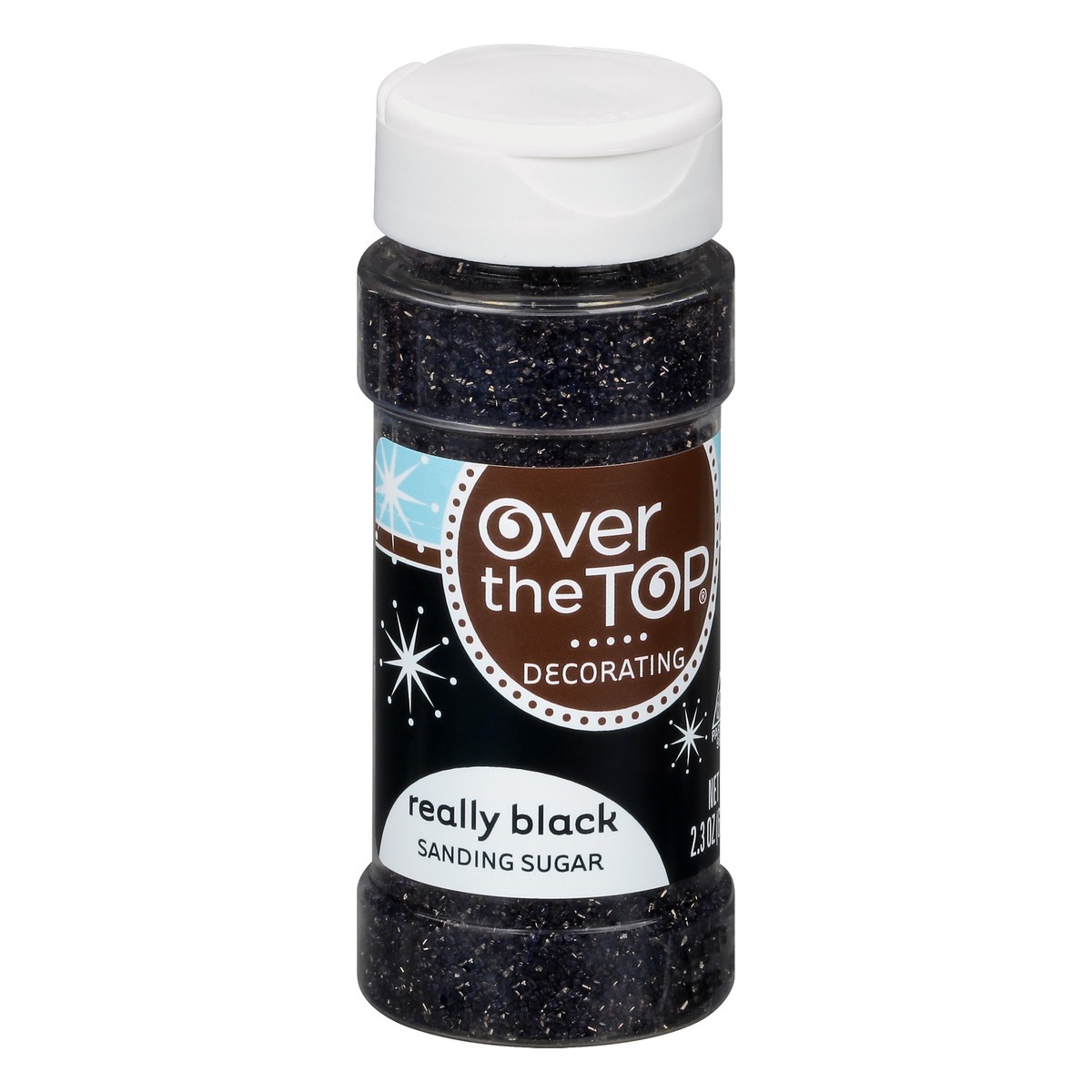 slide 8 of 14, Over The Top Decorating Really Black Sanding Sugar 2.3 oz, 2.3 oz
