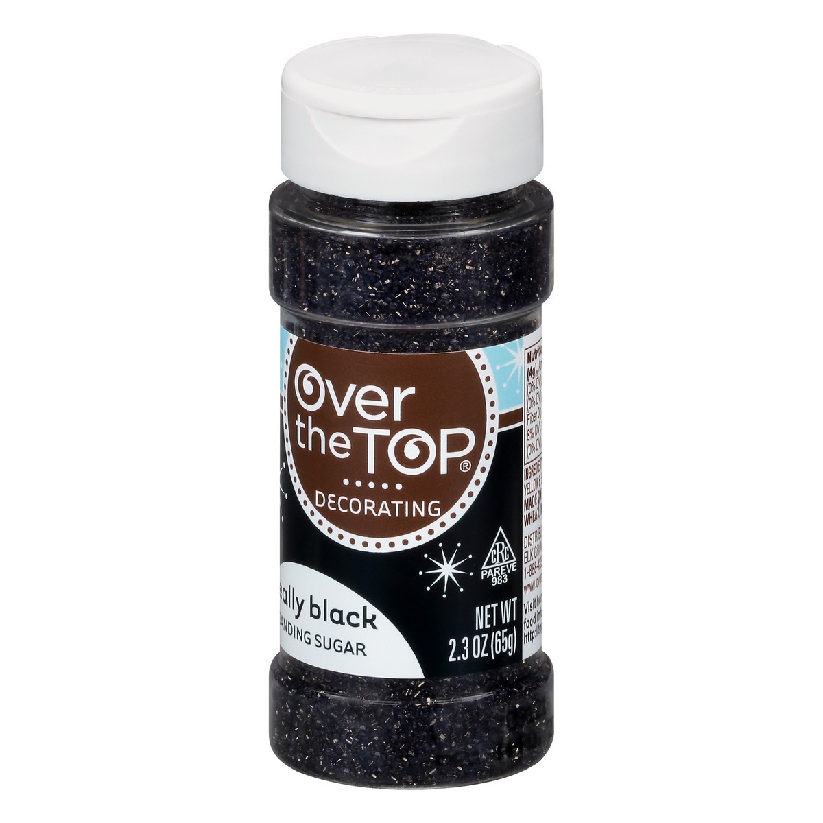 slide 12 of 14, Over The Top Decorating Really Black Sanding Sugar 2.3 oz, 2.3 oz