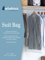 Whitmor Suit Bag - Clear