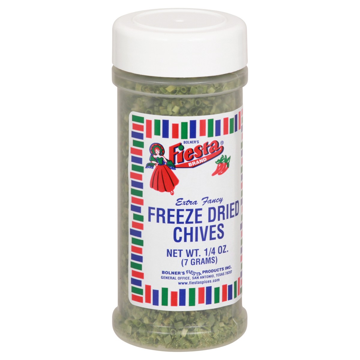 slide 2 of 10, Fiesta Bolner's Fiesta Brand Chives Freeze Dried (Bag), 0.25 oz