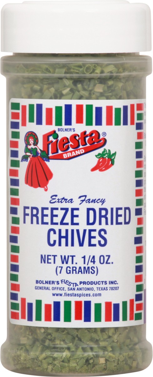 slide 4 of 10, Fiesta Bolner's Fiesta Brand Chives Freeze Dried (Bag), 0.25 oz