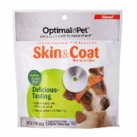 slide 1 of 1, Optimal Pet Skin & Coat Nutritional Chews, 4.5 oz