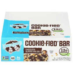 Lenny & Larry's The Complete Cookie-Fied Bar Chocolate Almond Sea Salt Protein Bar - 9 - 1.59 oz Bars
