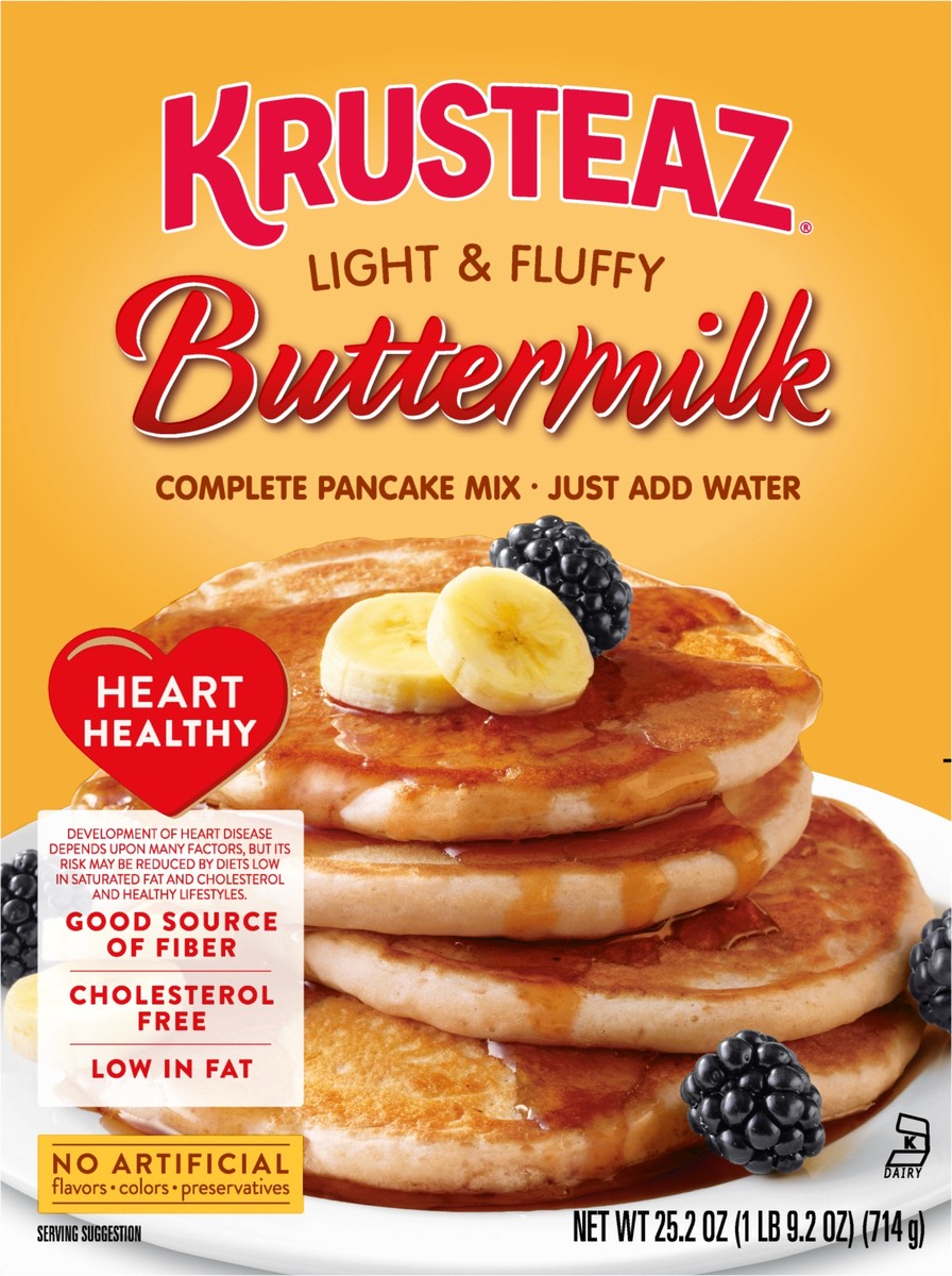 slide 9 of 9, Krusteaz Pancake Mix, 25.2 oz