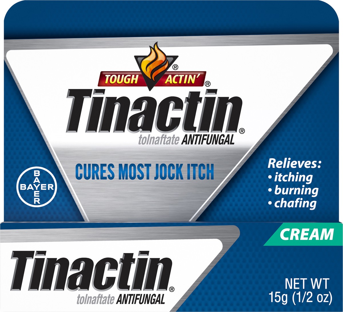 slide 5 of 8, Tinactin Jock Itch Antifungal Cream, 0.5 oz