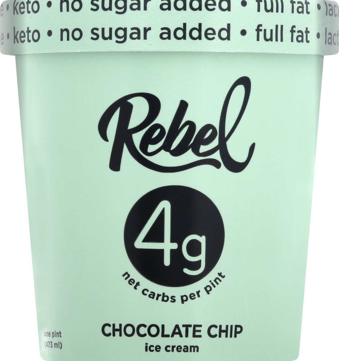 slide 4 of 13, Rebel Chocolate Chip Ice Cream 1 pt, 1 pint