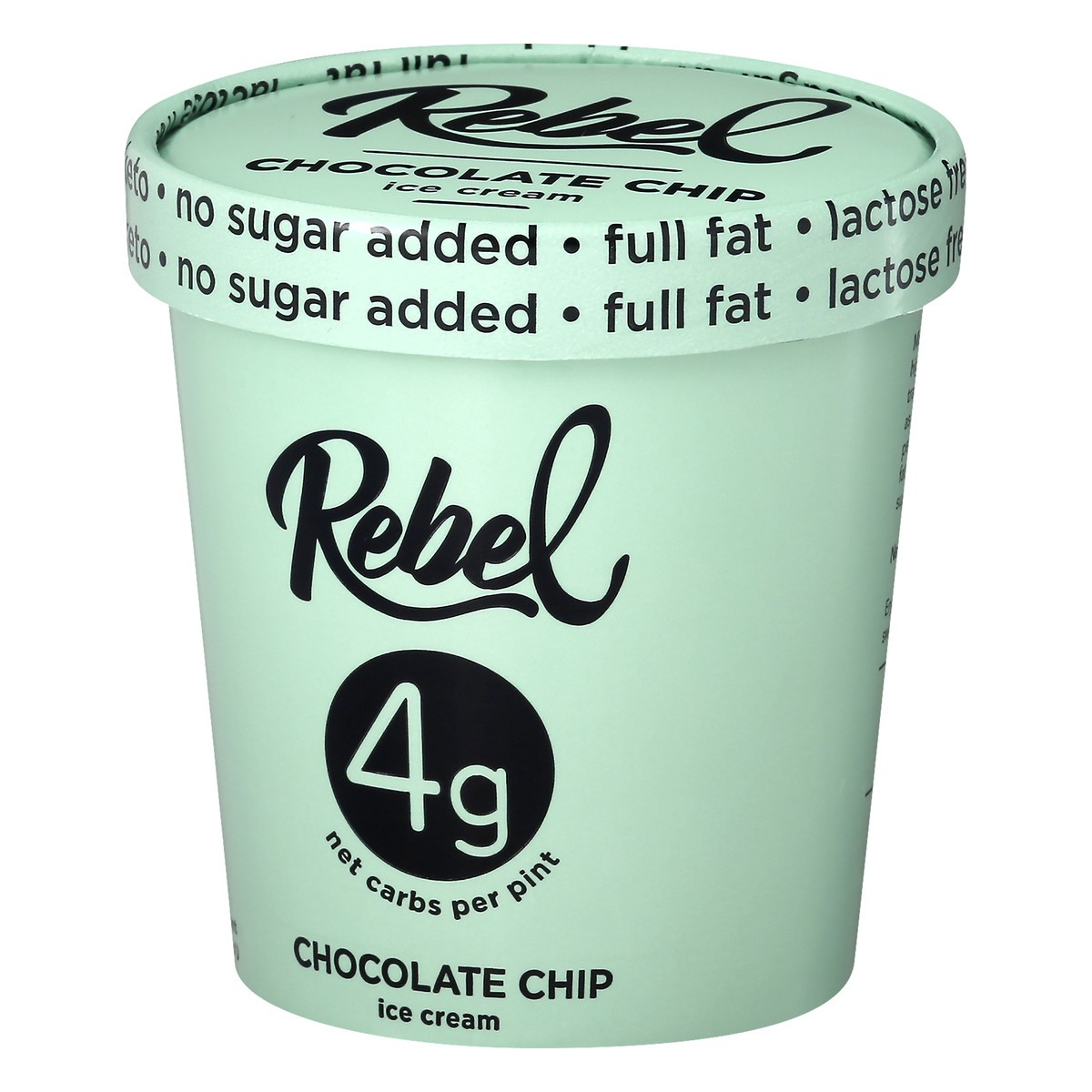 slide 7 of 13, Rebel Chocolate Chip Ice Cream 1 pt, 1 pint