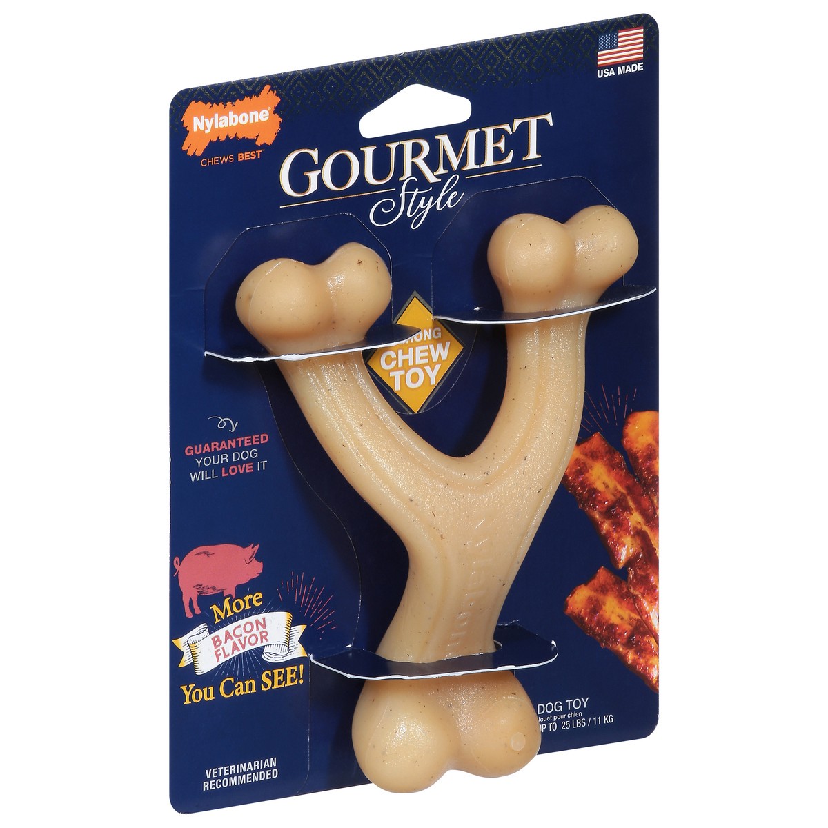 slide 2 of 9, Nylabone Gourmet Wishbone Sm - EA, 1 ct